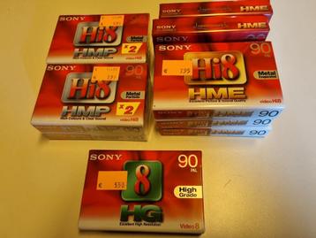 Sony Hi8 cassettes 10 stuks beschikbaar voor biedingen