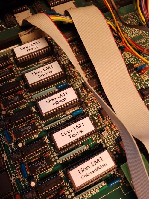 LinnDrum & LM1 Eproms for Oberheim DX/Linn9000/SCI DrumTraks, Muziek en Instrumenten, Drumcomputers, Gebruikt, Overige merken