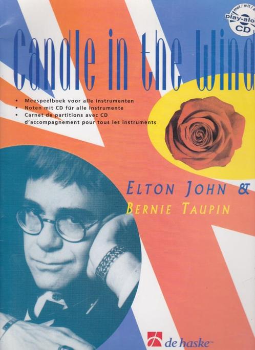 ELTON JOHN & BERNIE TAUPIN - CANDLE IN THE WIND, Muziek en Instrumenten, Bladmuziek, Gebruikt, Les of Cursus, Populair, Ophalen of Verzenden