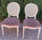 medaillon stoelen .2x nooit gebruikt, Ophalen of Verzenden, Gebruikt, Bruin, Twee