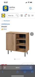 Dressoir licht bruin hout, Ophalen, Zo goed als nieuw, 25 tot 50 cm, 50 tot 100 cm
