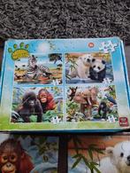 4 puzzels 24 - 20 - 16 -12 stukjes, Ophalen of Verzenden, 10 tot 50 stukjes, Gebruikt, 2 tot 4 jaar