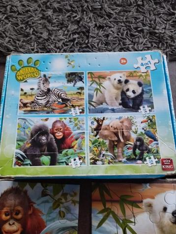 4 puzzels 24 - 20 - 16 -12 stukjes beschikbaar voor biedingen