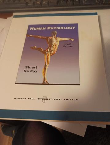 Human Physiology 9e editie Stuart Ira Fox beschikbaar voor biedingen