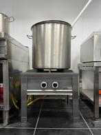 Hokker (gas) incl. pan soep grootkeukens / catering / horeca, Ophalen, Zo goed als nieuw, Rvs, Pannenset