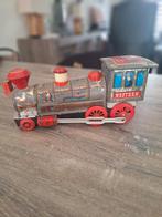 Oude ijzeren lopende  locomotief, Antiek en Kunst, Ophalen of Verzenden