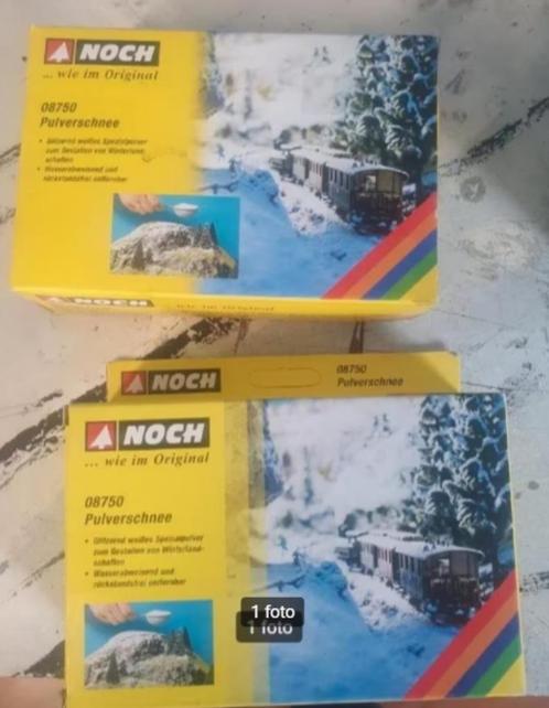 2x noch 08750 poedersneeuw. (1 deels gebruik), Hobby en Vrije tijd, Modeltreinen | H0, Zo goed als nieuw, Natuur, Overige merken