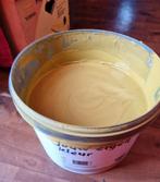 Muurverf okergeel, Doe-het-zelf en Verbouw, Verf, Beits en Lak, Ophalen, Gebruikt, 5 tot 10 liter, Geel