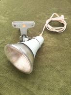 retro vintage klemlamp foto studio spot Philips industrieel, Ophalen of Verzenden
