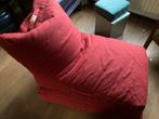 Luxe Xoft zitzak fauteuil/ligstoel, rood, in goede staat, Ophalen, Zo goed als nieuw