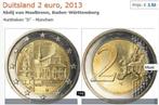 Duitsland € 2.00 Herdenkingsmunt 2013 Abdij von Maulbronn,, Postzegels en Munten, Munten | Europa | Euromunten, Duitsland, Ophalen of Verzenden