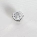 Zilverkleurige Melano vivid heptagon howlite, Verzenden