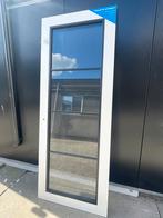 Glazen Binnendeur - Wit/Zwart nieuw hoogte 232 cm, Gebruikt, 80 tot 100 cm, Binnendeur, Ophalen of Verzenden