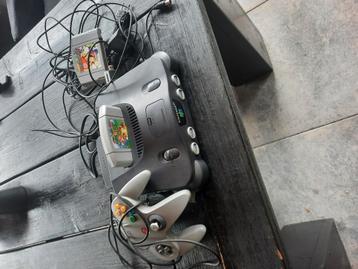 Nintendo 64 + 2 spellen beschikbaar voor biedingen