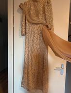 Avondjurk/Galajurk, Maat 38/40 (M), Beige, Ophalen of Verzenden, Zo goed als nieuw