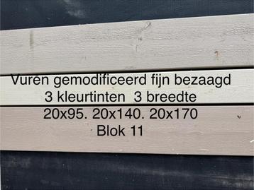 Gemodificeerd Vuren Bekleding - 3 Breedtes, 3 Kleuren beschikbaar voor biedingen