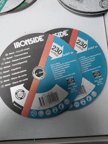 Ironside doorslijpschijven 230mm. 10 stuks beschikbaar voor biedingen