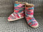 Apollo gebreide pantoffelen roze/multicolour 32, Apollo, Overige typen, Nieuw, Verzenden