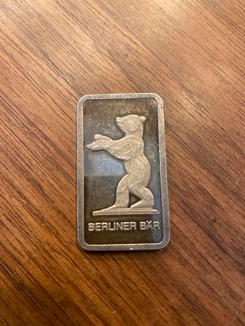Zeldzame 1 Troy Ounce Zilveren Vinted Bar beschikbaar voor biedingen