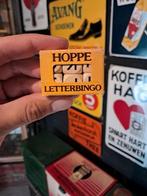 Hoppe Jenever letterbingo reclame spelletje, Ophalen of Verzenden, Gebruikt, Reclamebord