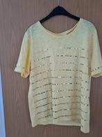 prachtige geel Dames T-Shirt met decoratie  Xl NIEUW, Geel, Maat 46/48 (XL) of groter, Nieuw, Ophalen of Verzenden