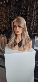 HaarTopper: #6 - Gemêleerd licht bruin - Stijl - 50/55cm, Sieraden, Tassen en Uiterlijk, Uiterlijk | Haarverzorging, Ophalen of Verzenden