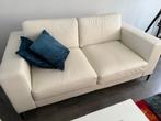 Ikea Fullero wit leren tweezitsbank als nieuw, Huis en Inrichting, Banken | Bankstellen, Ophalen, 150 tot 200 cm, Tweepersoons