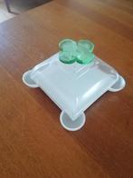 Keramieken schaal met glazen deksel, Ophalen, Gebruikt, Porselein of Keramiek, Schaal