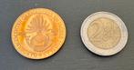 NL coin Wilhelmusschild 150 jaar Grenadiers en Jagers, Ophalen of Verzenden, Landmacht, Nederland, Embleem of Badge
