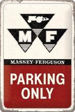 Massey Ferguson Parking Only . Metalen wandbord  20 x 30 cm., Reclamebord, Nieuw, Ophalen of Verzenden, X