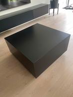 PUUUR Salontafel 80x80 zwart, 100 tot 150 cm, Zo goed als nieuw, Minder dan 50 cm, Rechthoekig
