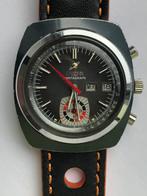 Vintage 70ties Enicar Chronograph Mantagraph, Overige merken, Staal, Ophalen