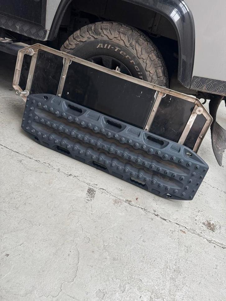 RVS camper Klaptafel Zandplaat Houder Defender Offroad 4x4, Auto diversen, Auto-accessoires, Gebruikt, Ophalen of Verzenden