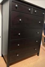 Ikea Hemnes Ladekast 6 lades, zwartbruin (108x135cm), Huis en Inrichting, Kasten | Ladekasten, Ophalen, 5 laden of meer, 100 tot 150 cm