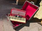 Accordeon Parrot, Muziek en Instrumenten, Accordeons, Gebruikt, 32-bas, Toetsaccordeon, Met riemen