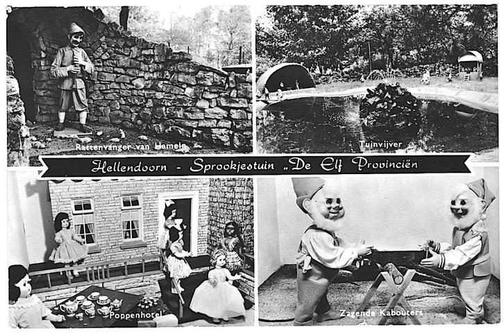964122	Hellendoorn	Ov 1968 Sprookjestuin	De Elf Provinciën	G, Verzamelen, Ansichtkaarten | Nederland, Gelopen, Overijssel, 1960 tot 1980