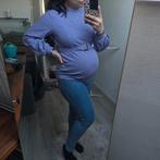 H&M Mama Jeanslegging tregging Zwangerschapsbroek Maat M, Maat 38/40 (M), H&M, Blauw, Ophalen of Verzenden