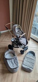 Joolz Geo 2 Elephant Grey (lichte groen/grijze kleur), Kinderen en Baby's, Kinderwagens en Combinaties, Gebruikt, Verstelbare duwstang