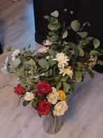 Kunstbloemen Boeket - 15 Stelen (zonder vaas), Ophalen of Verzenden, Zo goed als nieuw, Binnen