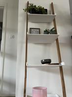 Leuke deco ladder voor binnen met 4 witte plankjes 1:70 hoog, Huis en Inrichting, Ophalen of Verzenden, Zo goed als nieuw, 25 tot 50 cm