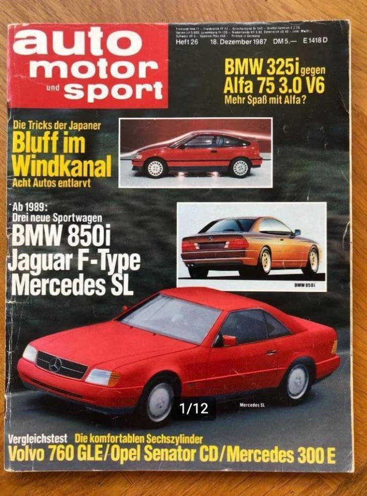 AUTO MOTOR und SPORT Heft 26 1987, Boeken, Auto's | Folders en Tijdschriften, Nieuw, Algemeen, Verzenden