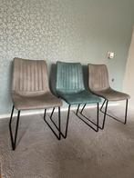 Speelse set eetkamer stoelen, 3 stuks, Huis en Inrichting, Stoelen, Ophalen, Gebruikt, Metaal, Drie