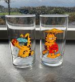 2 retro glazen Garfield, Ophalen of Verzenden, Nieuw, Frisdrankglas