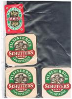 BIERVILTJES SCHUTTERS, Verzamelen, Biermerken, Verzenden, Nieuw, Viltje(s), Overige merken
