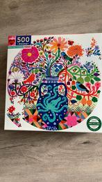 Eeboo ronde puzzel, Birds and Flowers., Ophalen of Verzenden, Zo goed als nieuw