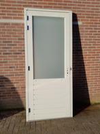 hardhouten kozijnen compleet met deur glas en slot (nr16), Doe-het-zelf en Verbouw, Nieuw, Deurkozijn, 75 tot 150 cm, Hout