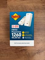 FRITZ! Powerline 1260 WLAN Set. Nieuw en verzegeld in doos, Computers en Software, Powerlines, Ophalen of Verzenden, Nieuw