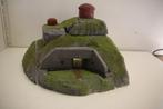 Model met bewegende geschutskoepel van de Maginot Linie., Hobby en Vrije tijd, Modeltreinen | H0, Ophalen of Verzenden, Brug, Tunnel of Gebouw