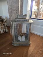 Lantern Aubert Antique Silver Ibiza- Lifestyle merk, 50 tot 75 cm, Ophalen of Verzenden, Glas, Landelijk