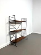 Vrijstaand teak vintage Tomado wandrek door A. Dekker 1960, Ophalen of Verzenden, Gebruikt